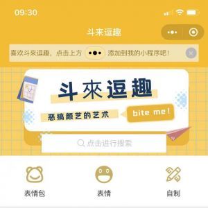 藝術小程序開發項目分析斗來逗趣