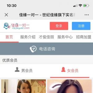 情感公眾號開發設計分析【世紀佳緣】