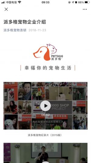 通州微信公眾號開發_【派多格寵物】公眾號的簡介