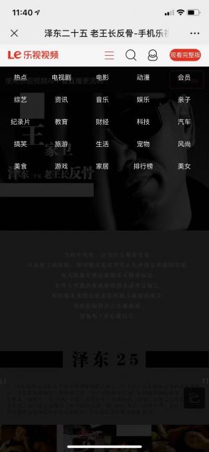 北京公眾號開發_【樂視電影】公眾號的企業類型