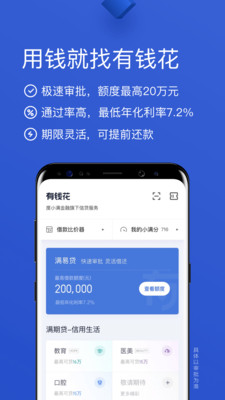 有錢花-金融理財APP開發(fā)欣賞