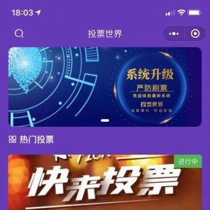 娛樂小程序開發_【投票世界】小程序服務類型有哪些