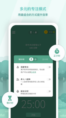 效率辦公APP開發(fā)功能分析-Forest專注森林