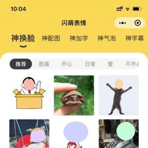 【閃萌表情】小程序服務類型有哪些_藝術小程序開發