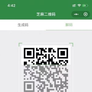 【芝麻二維碼生成器】科技小程序開發項目分析