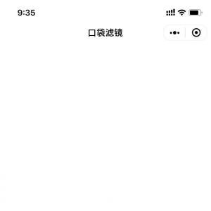美圖小程序開發_【口袋濾鏡】小程序服務類型有哪些