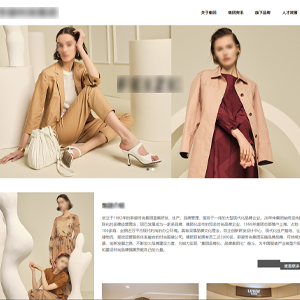 服裝網站建設基本流上海菲*服飾有限公司