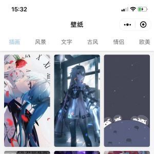 【小潮壁紙】小程序介紹_美圖小程序開發(fā)